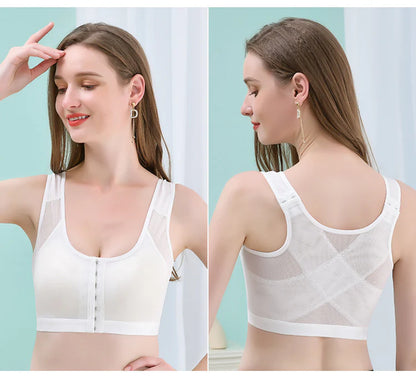 Stylish Front Buckle Back Shockproof Underwear Bra for Ultimate Comfort and Support