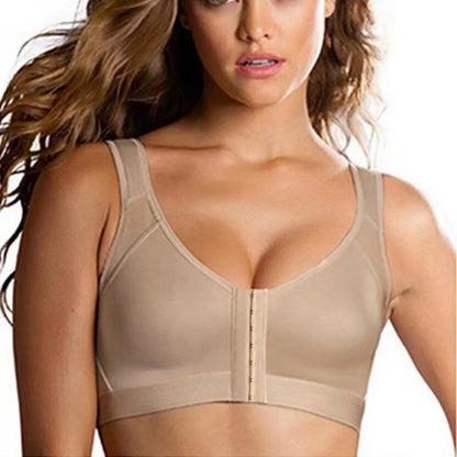 Stylish Front Buckle Back Shockproof Underwear Bra for Ultimate Comfort and Support